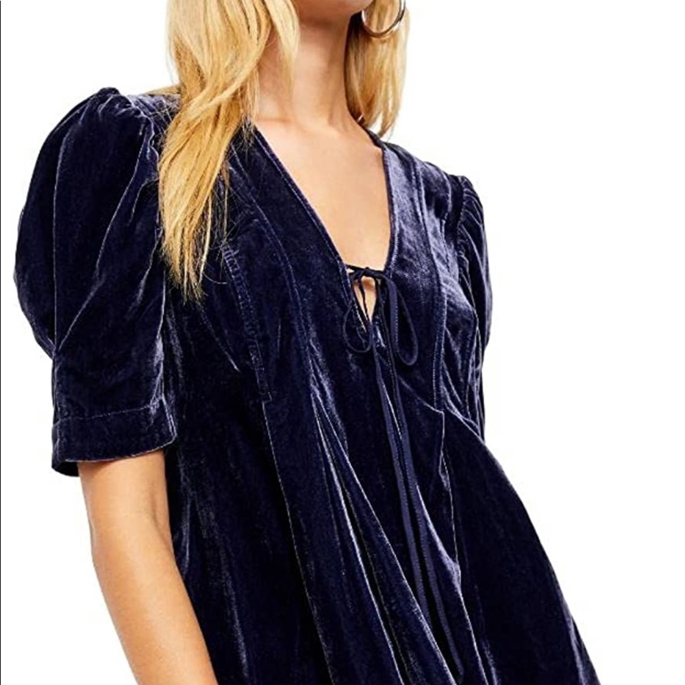 Free People Adelle Velvet Tunic